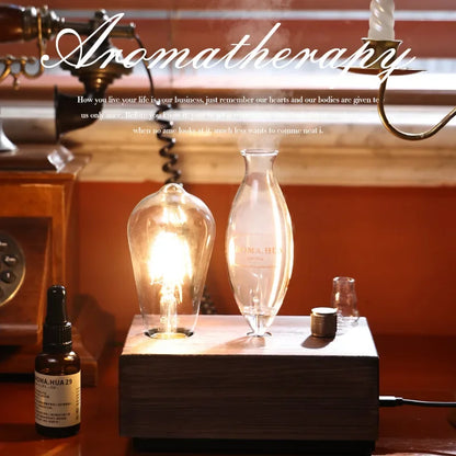 Vintage Tungsten Aroma Diffuser – Essential Oil Humidifier