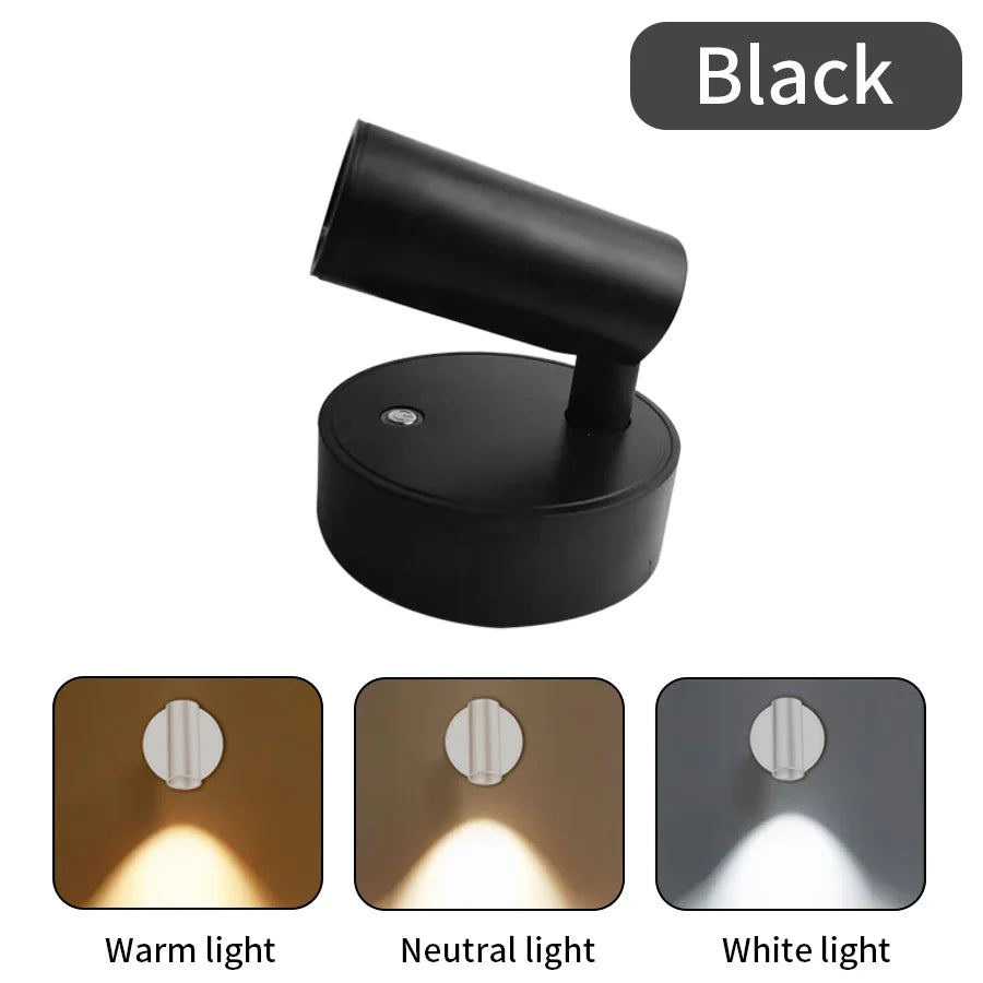 Rechargeable LED Magnetic Wall Lamp – Wireless Touch Light