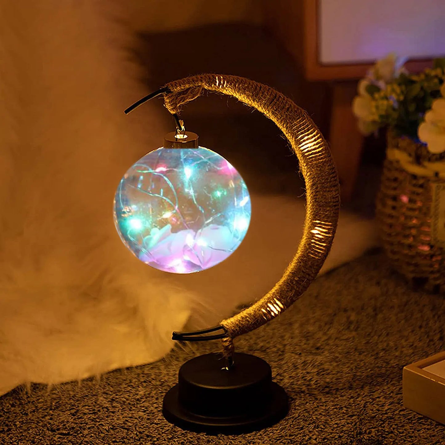 LED Ramadan Moon Desk Lamp – Home Eid Decoration Light