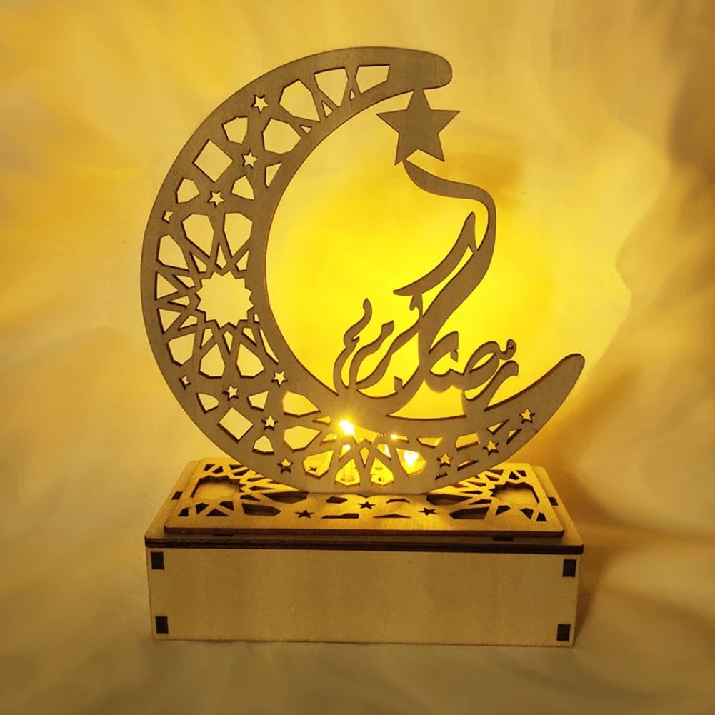 LED Ramadan Moon Desk Lamp – Home Eid Decoration Light