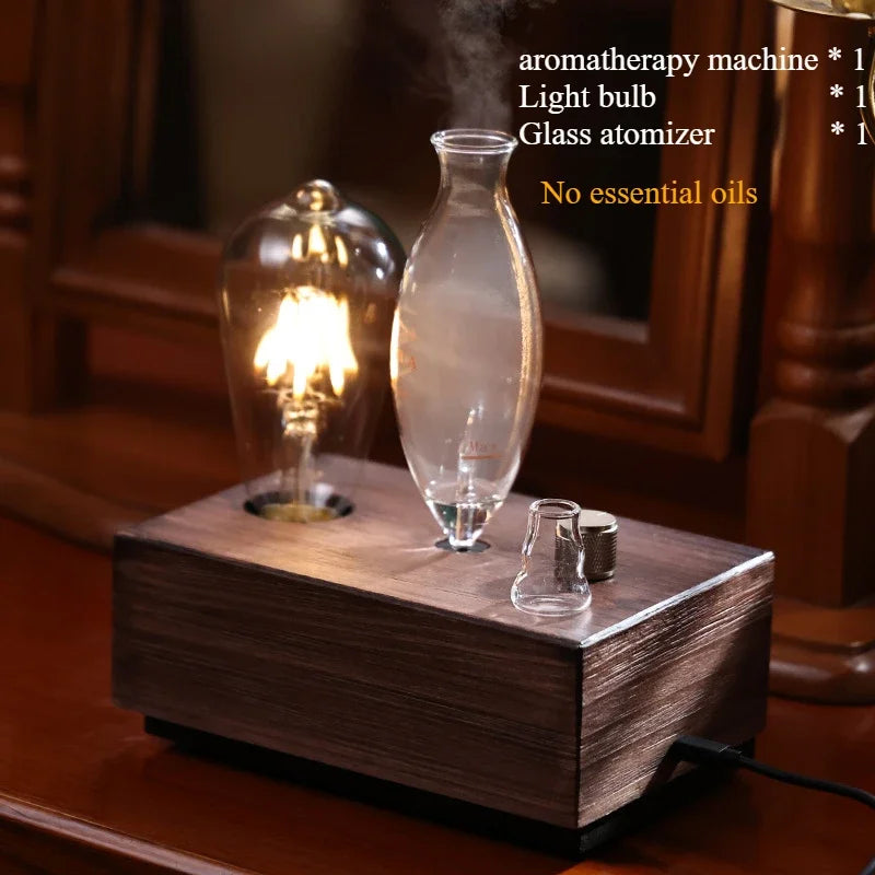 Vintage Tungsten Aroma Diffuser – Essential Oil Humidifier