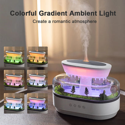 LED Aroma Humidifier – Raindrop Model Essential Oil Diffuser