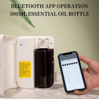 Bluetooth Essential Oil Diffuser – 500ML Aromatic Humidifier