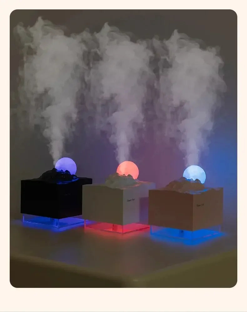 LED Moon Lamp Humidifier – Cool Mist Aroma Night Light