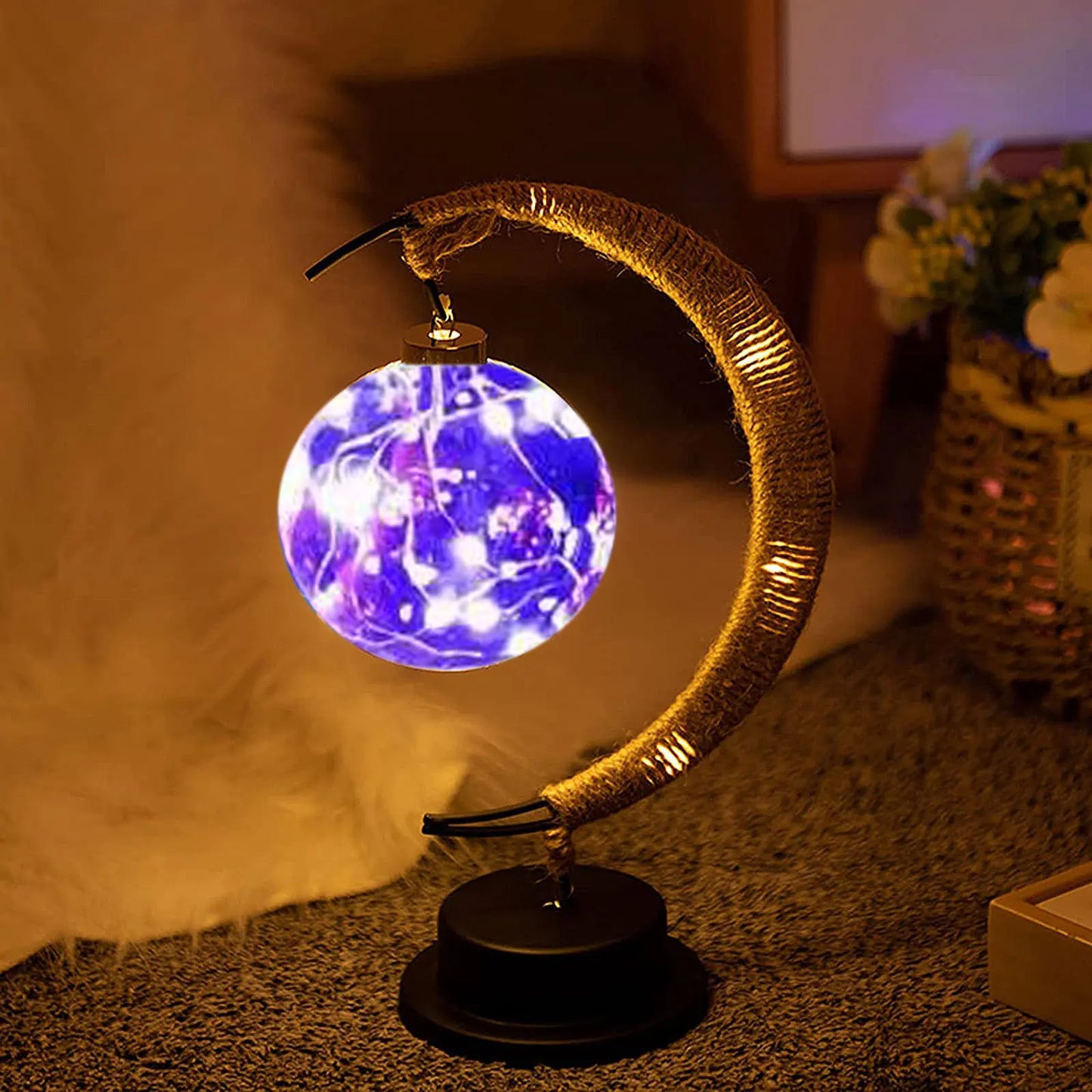 LED Ramadan Moon Desk Lamp – Home Eid Decoration Light