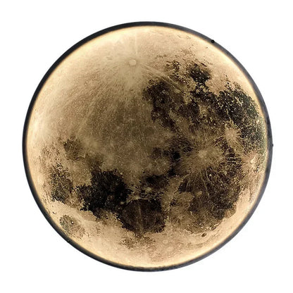 Modern Round Moon Wall Lamp – Nordic LED Bedroom Light