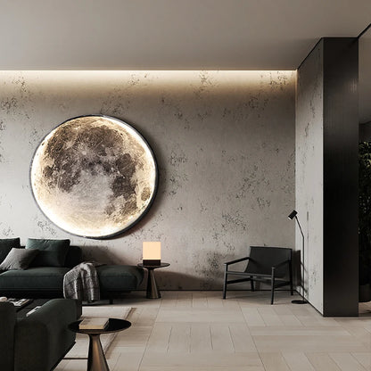 LED Moon Wall Lamp – Modern Indoor Lighting for Home Decor”
