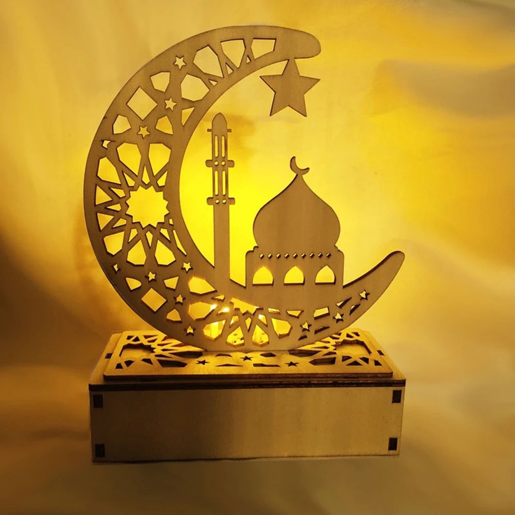 LED Ramadan Moon Desk Lamp – Home Eid Decoration Light
