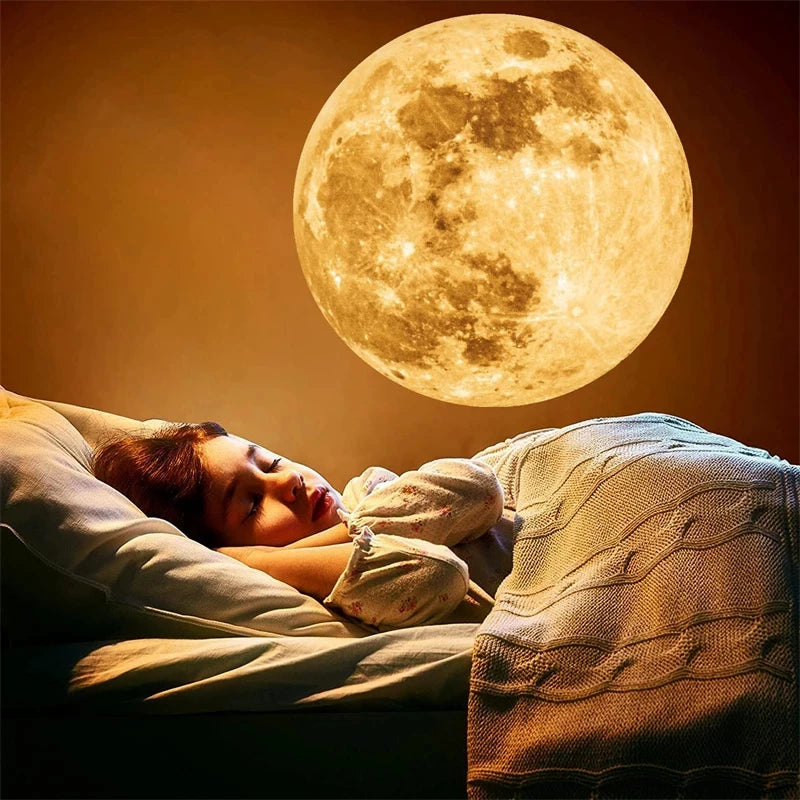 Moon Light Projection Lamp – Bedroom Table Night Light