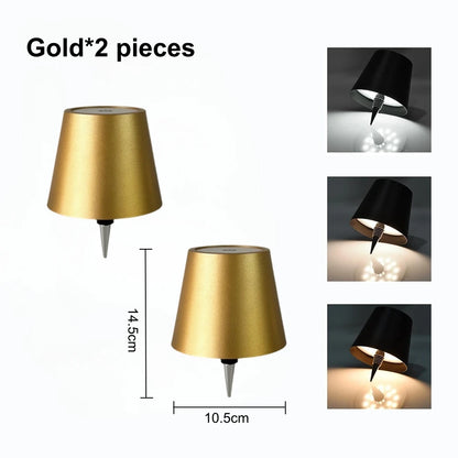 LED Wine Bottle Table Lamp – Wireless Rechargeable Light