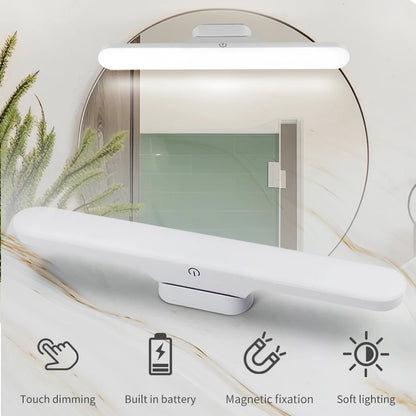LED Makeup Mirror Lamp – Magnetic USB Rechargeable Light