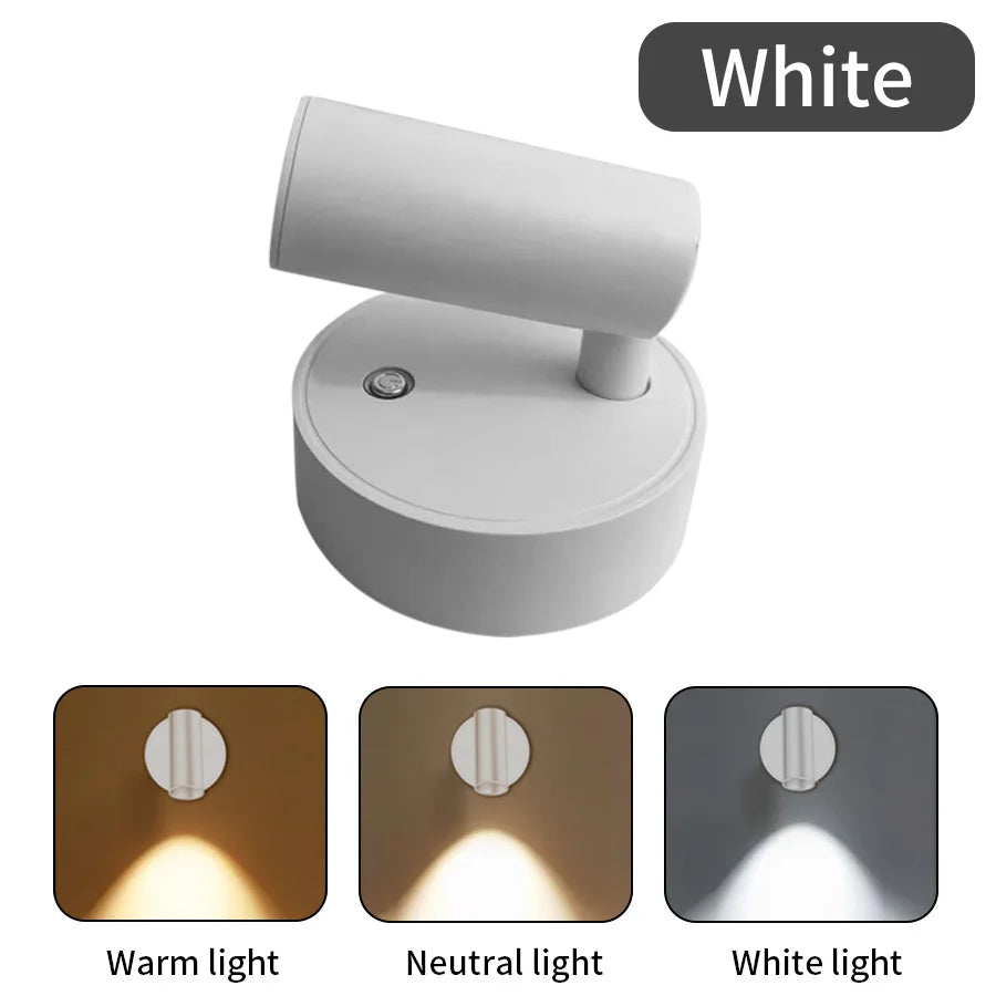 Rechargeable LED Magnetic Wall Lamp – Wireless Touch Light