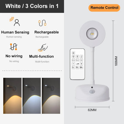Wireless LED Wall Light – USB Rechargeable Motion Sensor