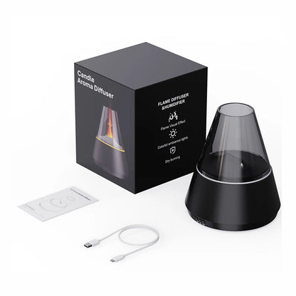 Ultrasonic Aroma Diffuser – Essential Oil Candle Light Lamp