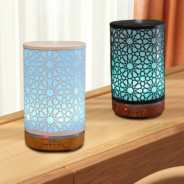 100ML Ultrasonic Aroma Diffuser – LED Night Light, Timer