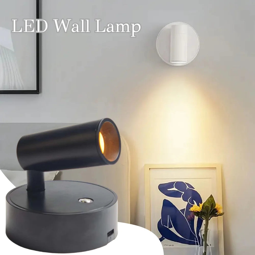 Rechargeable LED Magnetic Wall Lamp – Wireless Touch Light