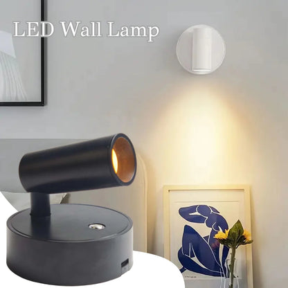 Rechargeable LED Magnetic Wall Lamp – Wireless Touch Light