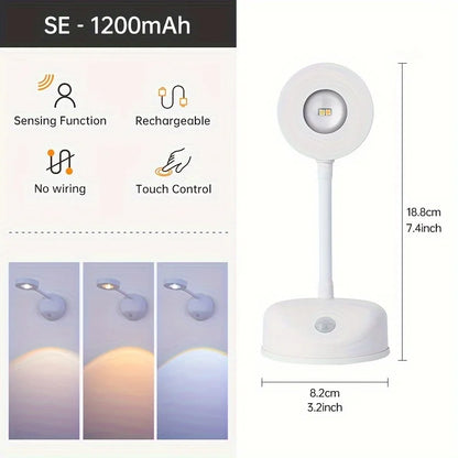 Rechargeable Wireless Wall Lamp – Human Sensor LED Light