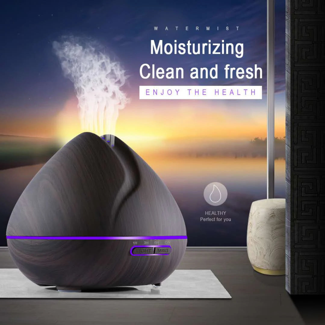 Ultrasonic Aroma Diffuser – Essential Oil LED Mist Humidifier
