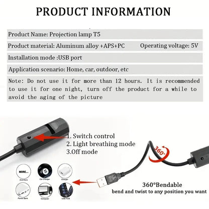 Moon lamp, LED lamp, blue planet