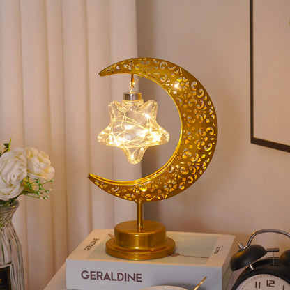 LED Ramadan Moon Desk Lamp – Home Eid Decoration Light