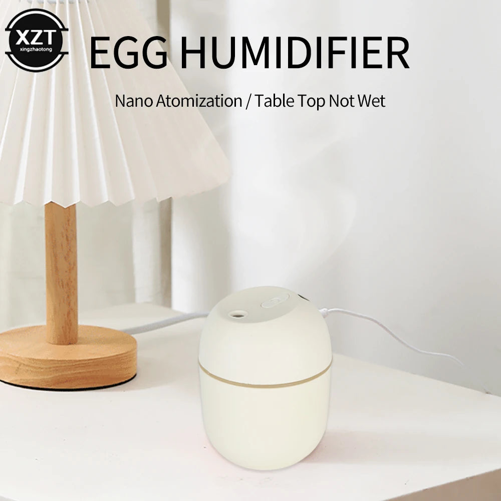 Mini Aroma Oil Diffuser – 220ML USB LED Humidifier for Home