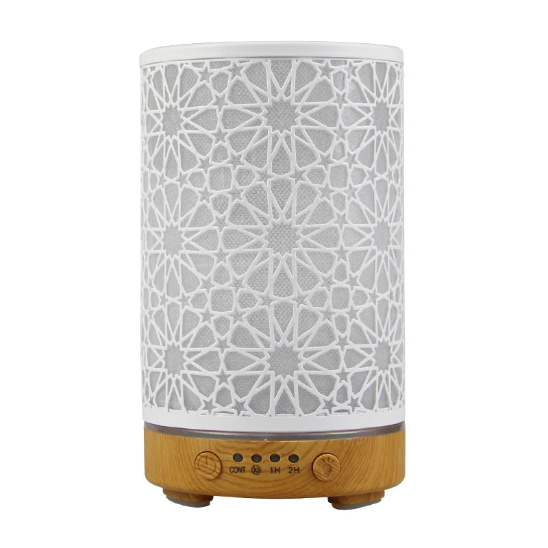 100ML Ultrasonic Aroma Diffuser – LED Night Light, Timer