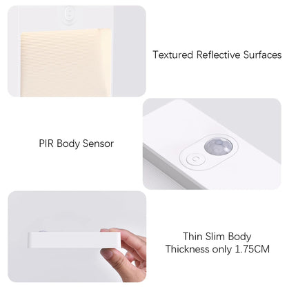 Wireless Rechargeable RGB Sensor Night Wall Lamp for Home