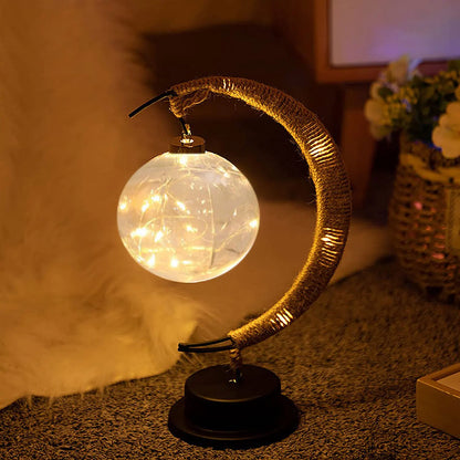 LED Ramadan Moon Desk Lamp – Home Eid Decoration Light