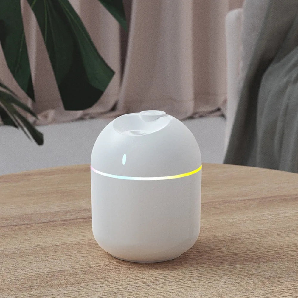 Cool Mist Air Humidifier – 270ML USB Aroma LED Night Light