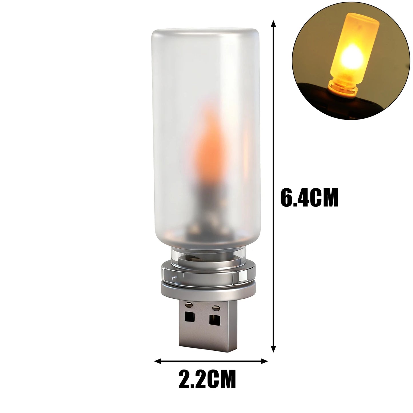 Car LED Ambient Light – USB Night Lamp for Interior Decor