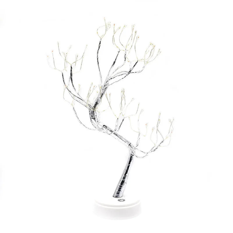 DIY Tabletop Tree Light – LED Night Lamp for Holiday Decor